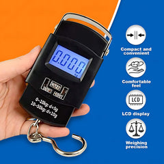 Jiham Portable Digital Hanging Electronic Scale – 50kg Capacity