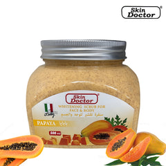 Skin Doctor Face & Body Whitening Scrub – Papaya 500ml