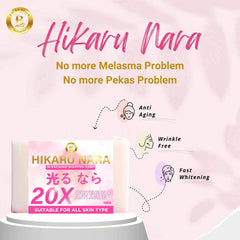 Laura Belle Hikaru Nara Niacinamide Bleaching Whipped Soap – 135g