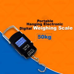 Jiham Portable Digital Hanging Electronic Scale – 50kg Capacity