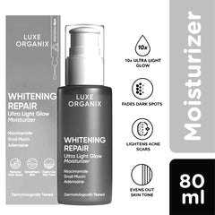 Luxe Organix Whitening Repair Ultra Light Glow Moisturizer – 80ml