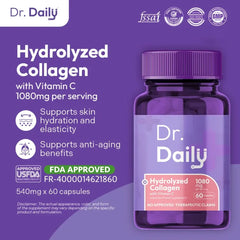 Dr. Daily Gluta and Collagen with Vitamin C – 30 Capsules