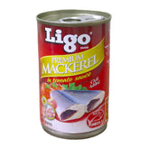Ligo Premium Mackerel in Tomato Sauce with Chili – 155g