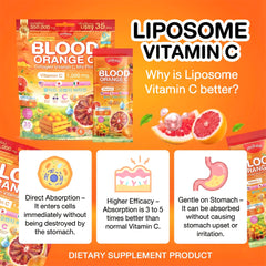 Mikeo Liposomal Blood Orange C Collagen Vitamin C Mix Plus - 30 Sachets x 15g