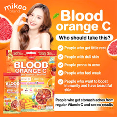 Mikeo Liposomal Blood Orange C Collagen Vitamin C Mix Plus - 30 Sachets x 15g