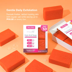 Brilliant Skin Essentials Kojic Acid Micro-Exfoliating Soap – 135g x 2 Bars (270g Total)
