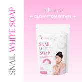 S&J Beauty Snail White Soap - 70g x 5 Bars (Total 350g)