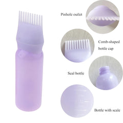 Hair Dye & Oil Applicator Bottle with Comb