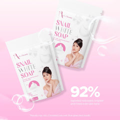 S&J Beauty Snail White Soap – 70g x 5 Bars (350g Total) | Buy 1 Get 1 Offer
