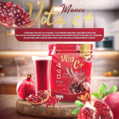 Manee Vita C+ Pomegranate Flavour - 30 Sachets × 10g