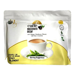 Luxe Slim Caffe Macchiato Decaf Pouch – 210g (10 x 21g Sachets)