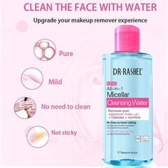 Dr.Rashel All-In-1 Micellar Cleansing Water (Blue)- 300ml