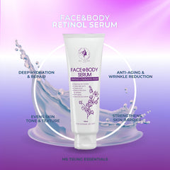 Ms. Tsung Face & Body Serum: Retinol & Hyaluronic Acid – 100 ml