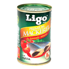 Ligo Premium Mackerel in Tomato Sauce – 155g