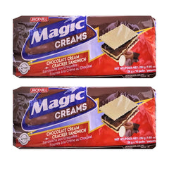 Jack 'n Jill Magic Creams Chocolate Cream Cracker Sandwich 280g (10 x 28g) – Combo Pack