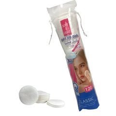 Soft & Light Make Up Pads Classic – 120 Pure Cotton Pads (Combo Pack)