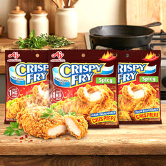 Ajinomoto Crispy Fry Spicy Breading Mix – 62g (3pcs Combo Pack)