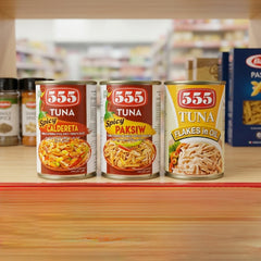 555 Tuna Assorted Combo Pack – 155g Each