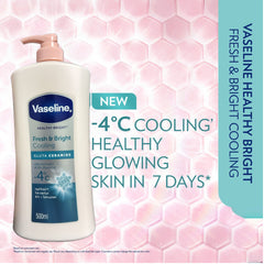 Vaseline Healthy Bright Fresh & Bright Cooling Gluta Ceramide Body Lotion – 500ml