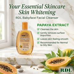 RDL Babyface Facial Cleanser with Papaya Extract – 150ml