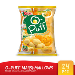 Oishi O-Puff Mango Cream Filled Marshmallow (24 x 3.5g – 84g)