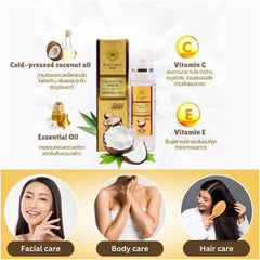 Pinnara Coconut Oil Serum with Vitamin C & E – 85ml