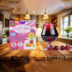 Gluta Berry 200,000mg Skin Whitening Antiaging Acne Wrinkle Reducing Powder Drink