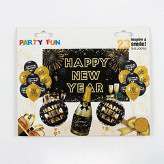 Happy New Year Balloon Set – Festive Party Decorations for New Year’s Eve Celebrations