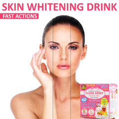 Gluta Berry 200,000mg Skin Whitening Antiaging Acne Wrinkle Reducing Powder Drink