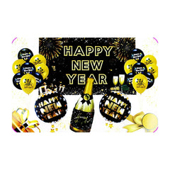 Happy New Year Balloon Set – Festive Party Decorations for New Year’s Eve Celebrations
