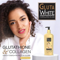 Gluta White Glutathione & Collagen Brightening Body Lotion – 500ml