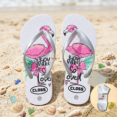 Slipper CLOSS Flamingo Flip-Flops – Stylish Everyday Comfort + (1 Pair Socks Free)