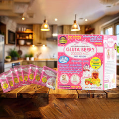 Gluta Berry 200,000mg Beauty Drink - 10 Sachets (3 Pcs Combo)