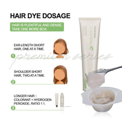 Bremod Premium 8.17 Milk Tea Ash Hair Color with Oxidizer Combo