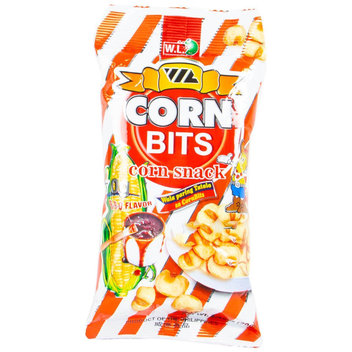 WL Food Corn bits Snack BBQ 70g - Pinoyhyper