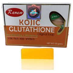 Renew Kojic Glutathione Moisturizing+Whitening Original Soap- 135g Sige Mart UAE Renew Kojic Glutathione Moisturizing+Whitening Original Soap- 135g Sige Mart UAE