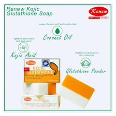 Renew Kojic Glutathione Moisturizing+Whitening Original Soap- 135g