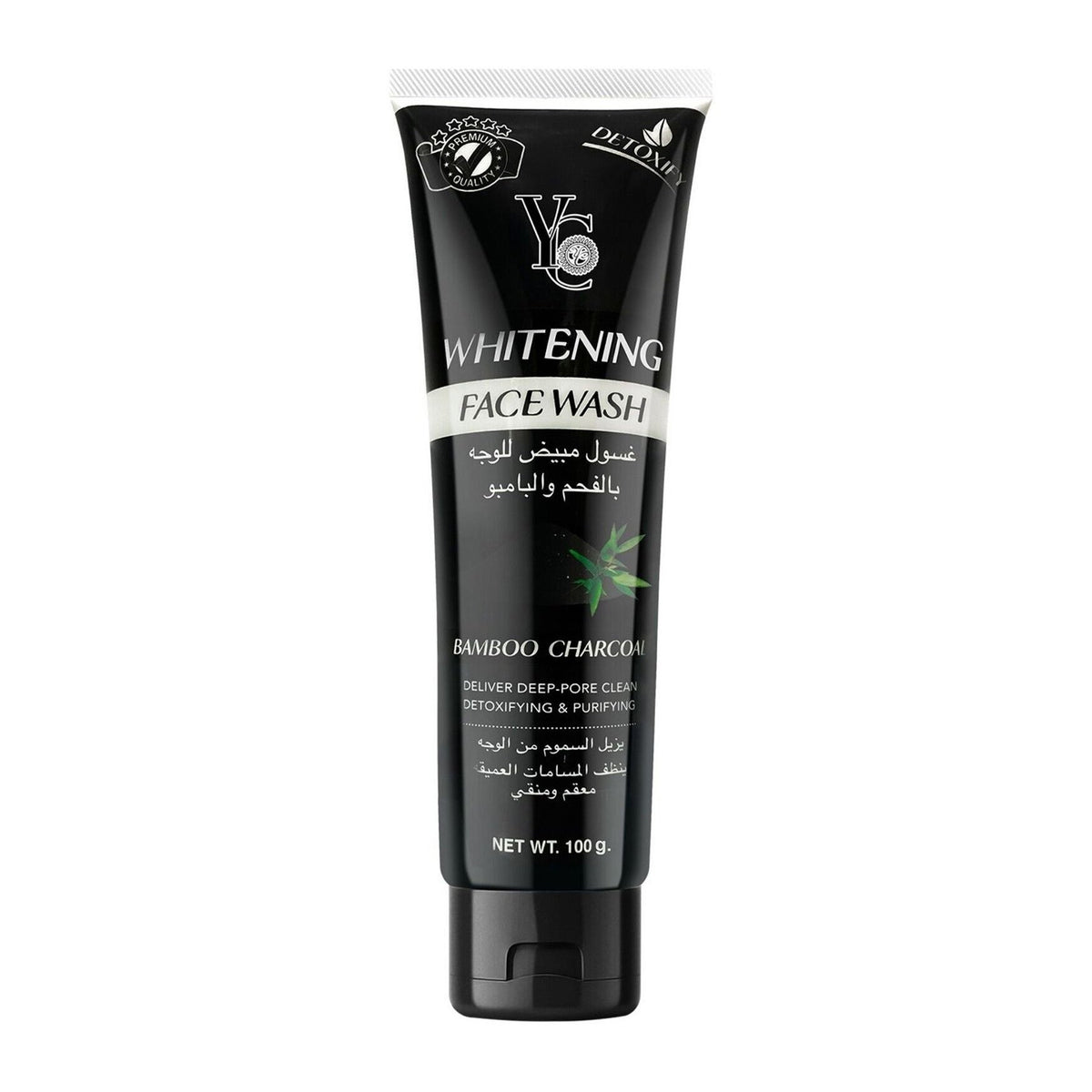 YC Bamboo Charcoal Whitening Face Wash - 100ml