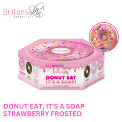 Brilliant Skin Donut Eat Its A Soap Strawberry Frosted - 90g