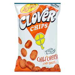Leslie's Clover Chips Chili & Cheese Corn Snacks – 85g (3 Pack Combo)