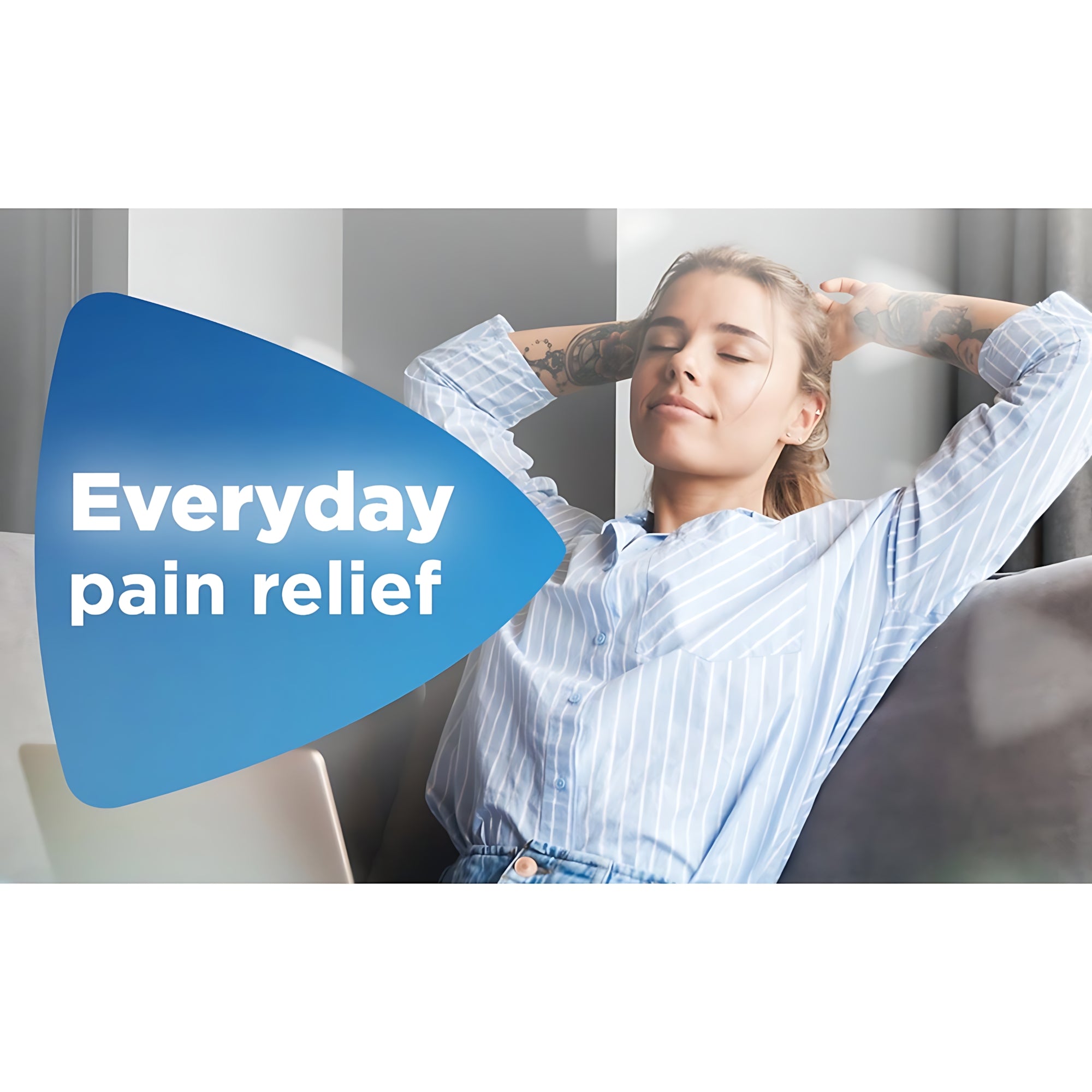 Panadol Advance Paracetamol Blue 500mg – Single Blister Strip Containing 12 Tablets