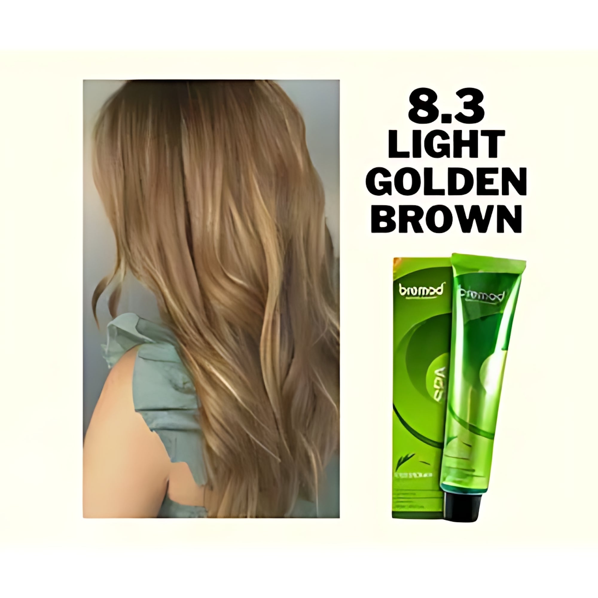 Bremod Performance 8.3 Light Golden Brown Hair Color  - 100ml