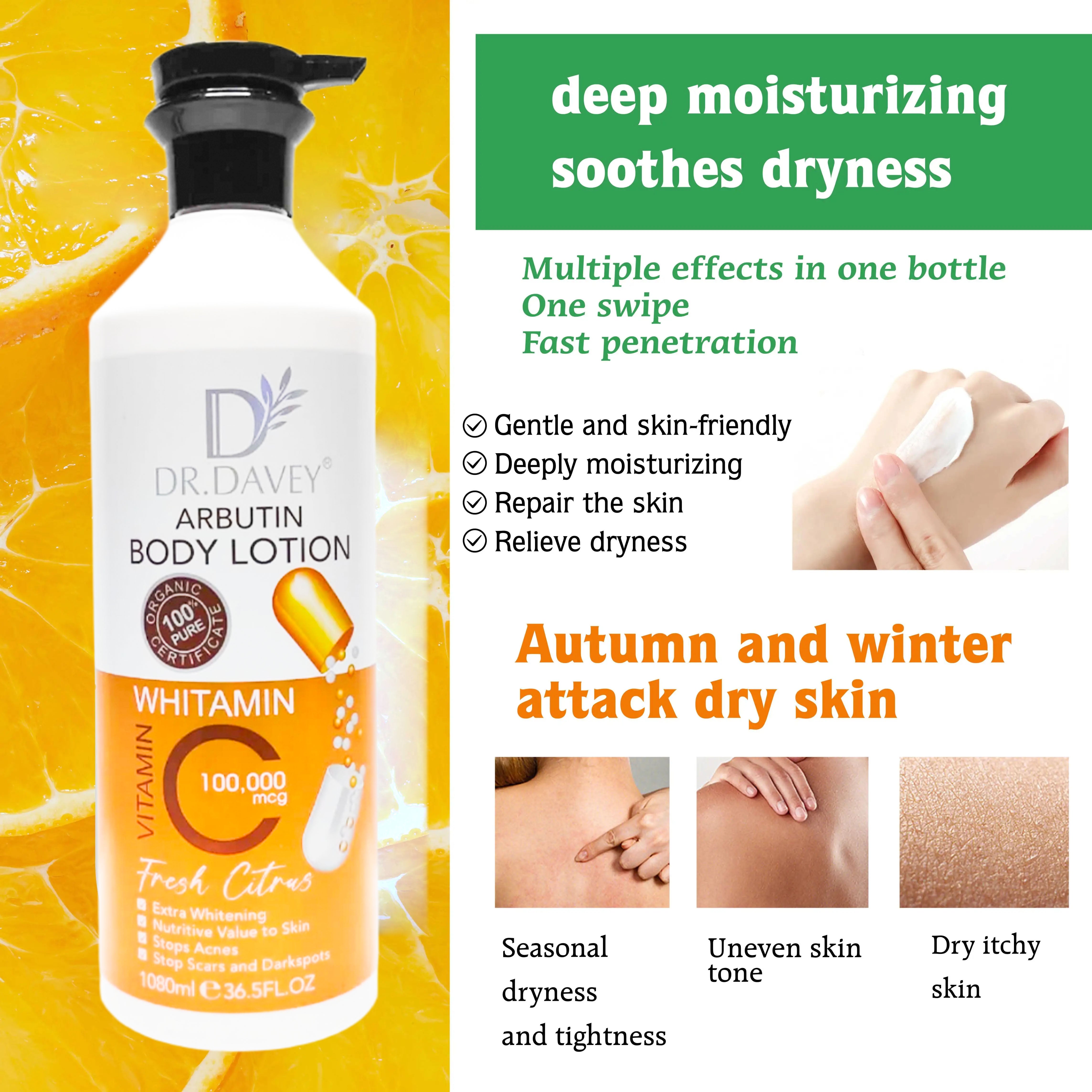 Dr. Davey Arbutin Body Lotion - 1080ml (Jumbo Size)