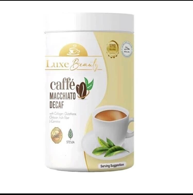 Luxe Beauty Caffe Macchiato Decaf Jar –  500g