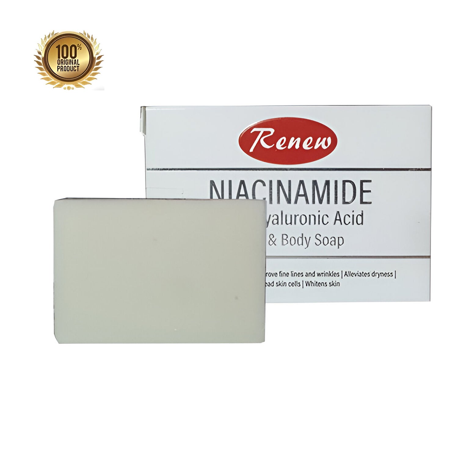 Renew Niacinamide with Hyaluronic Acid Face & Body Soap - 135g