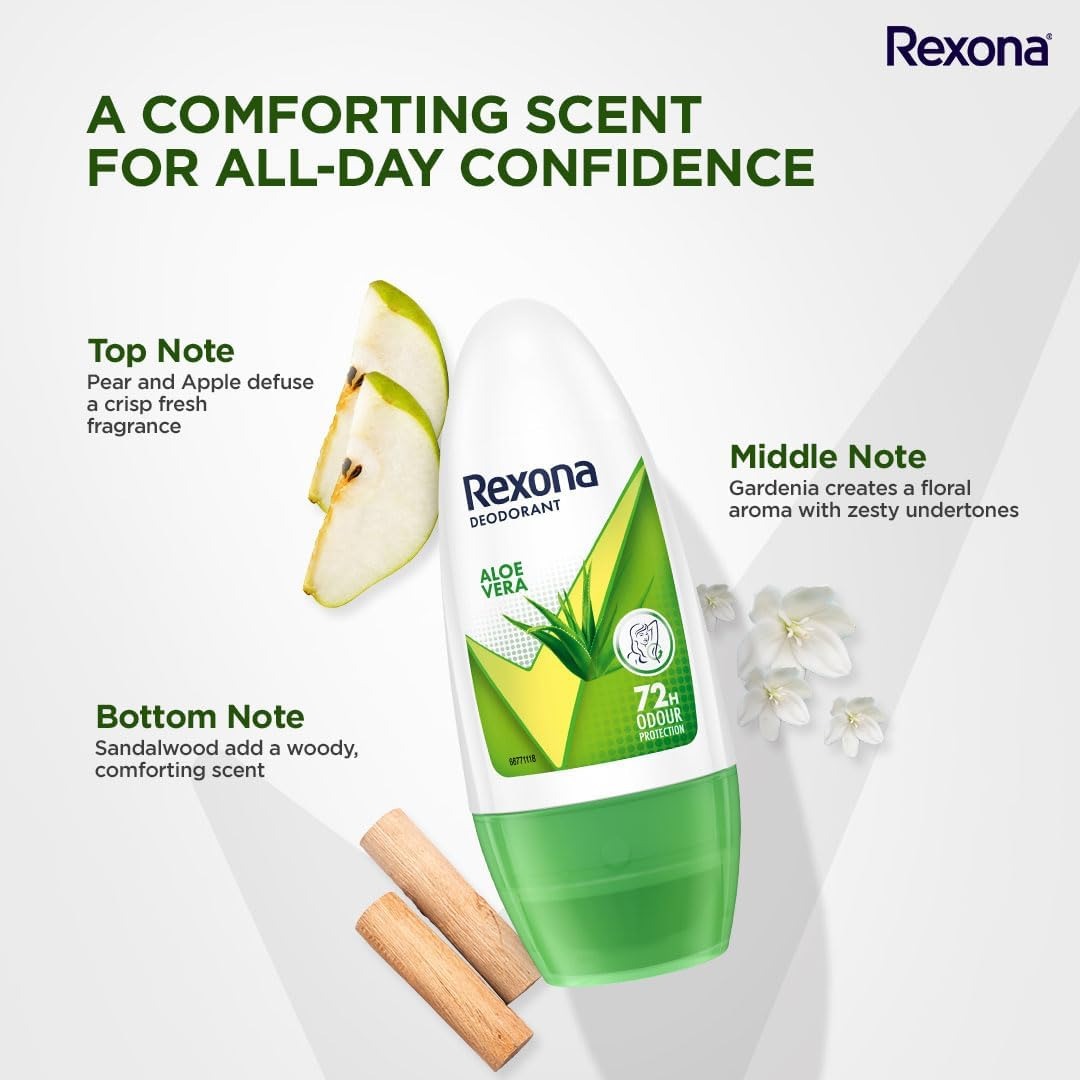 Rexona Aloe Vera Deodorant Roll-On – 50ml