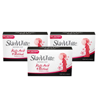 SkinWhite Whitening Soap Kojic Acid - 90g (2+1) Free