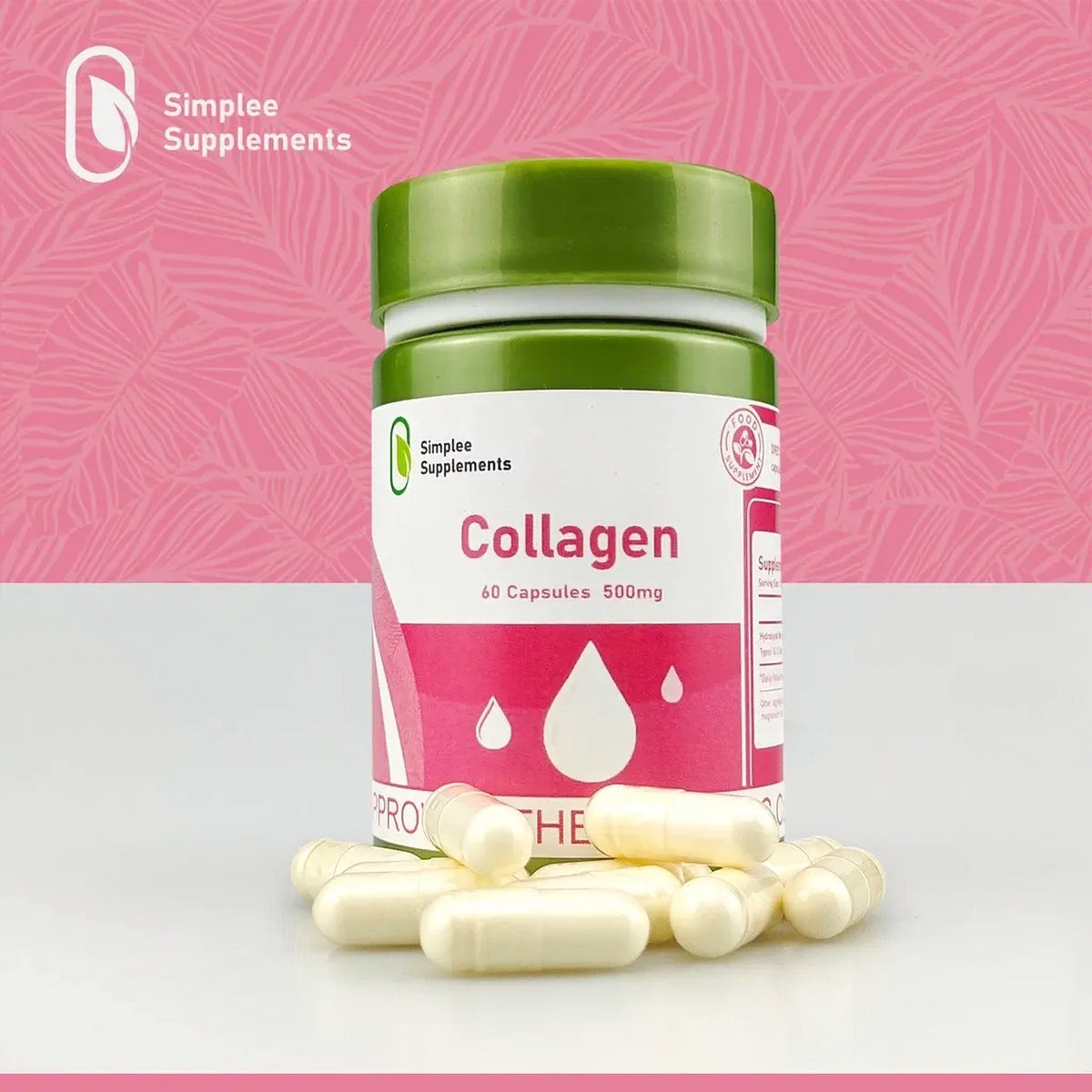 Simplee Collagen Supplement 500mg – 60 Capsules