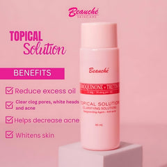 Beauche Clarifying Solution – Deep Cleansing & Skin Brightening Formula - 60ml