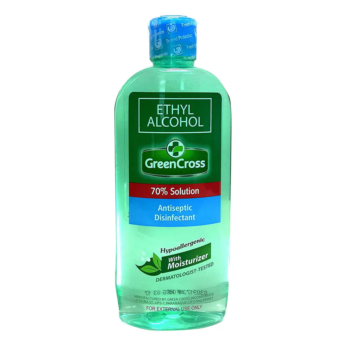 Green Cross Ethyl Alcohol 70% Solution with Moisturizer – 250 ml